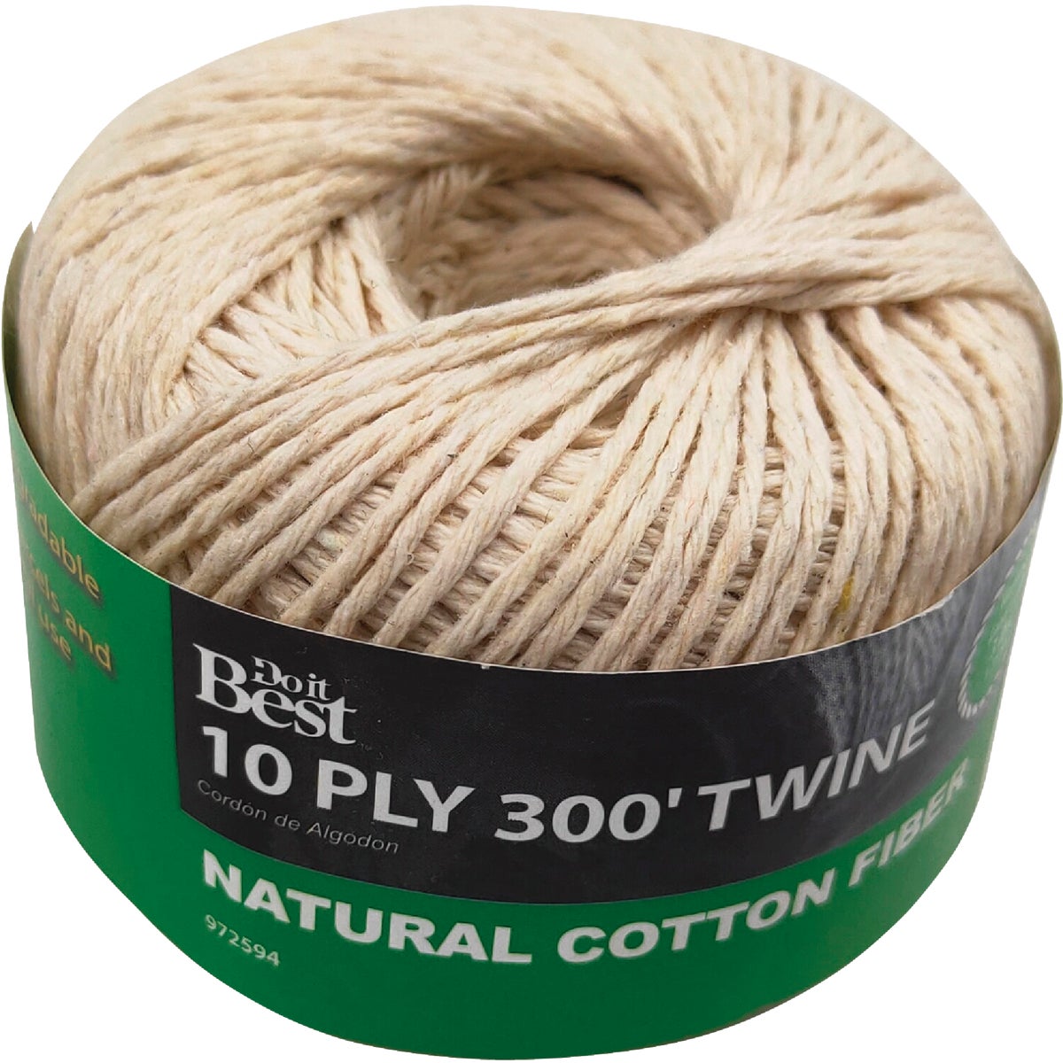 Do it Best 10-Ply x 300 Ft. White Cotton Parcel Post Twine