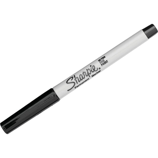 Sharpie Black Ultra Fine Point Permanent Marker (1-Pack)