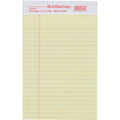 Staples 5 In. W. x 8 In. H. 50-Sheet Yellow Top Bound Legal Pad (12-Pack)