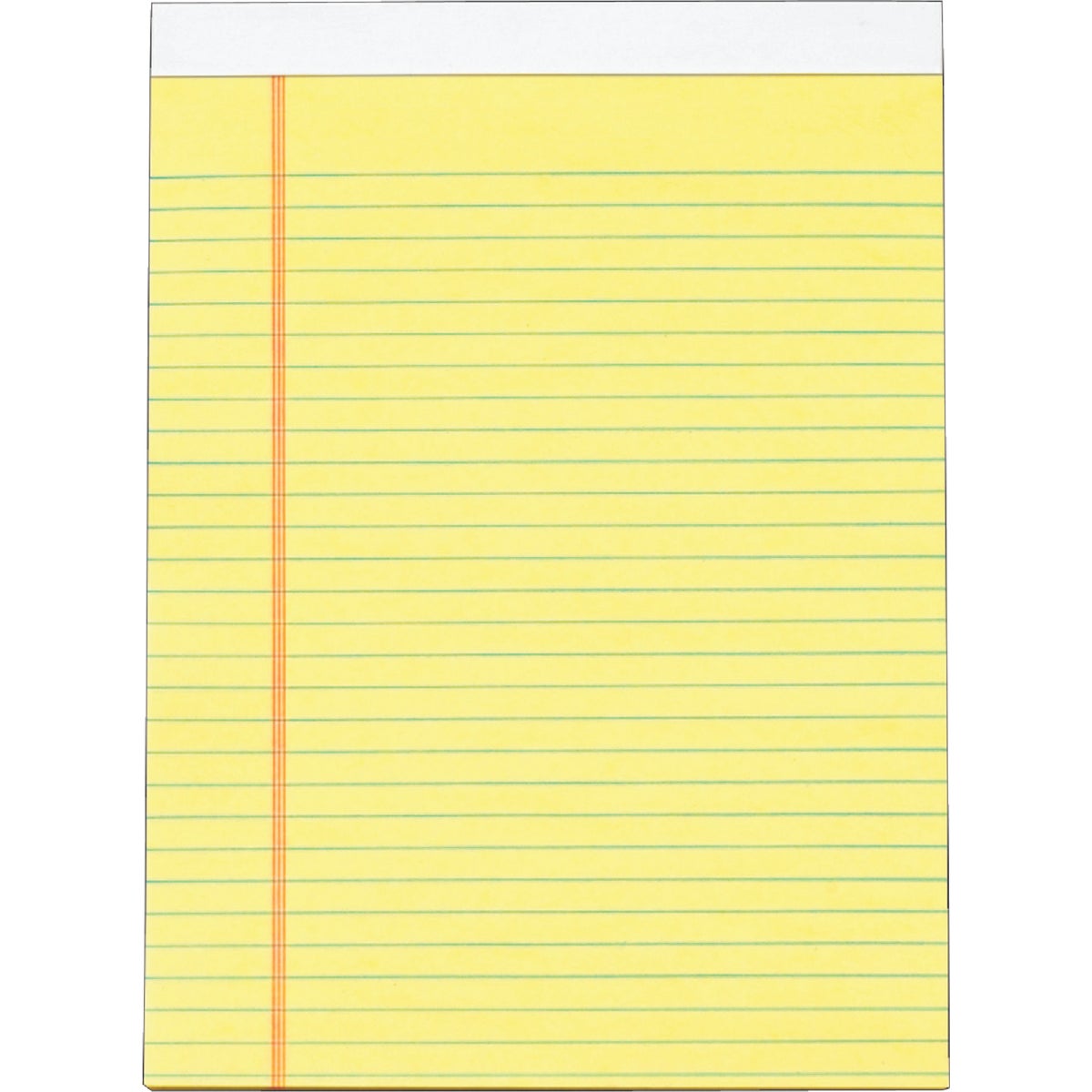 Staples 8-1/2 In. W. x 11 In. H. 50-Sheet Yellow Top Bound Legal Pad (12-Pack)