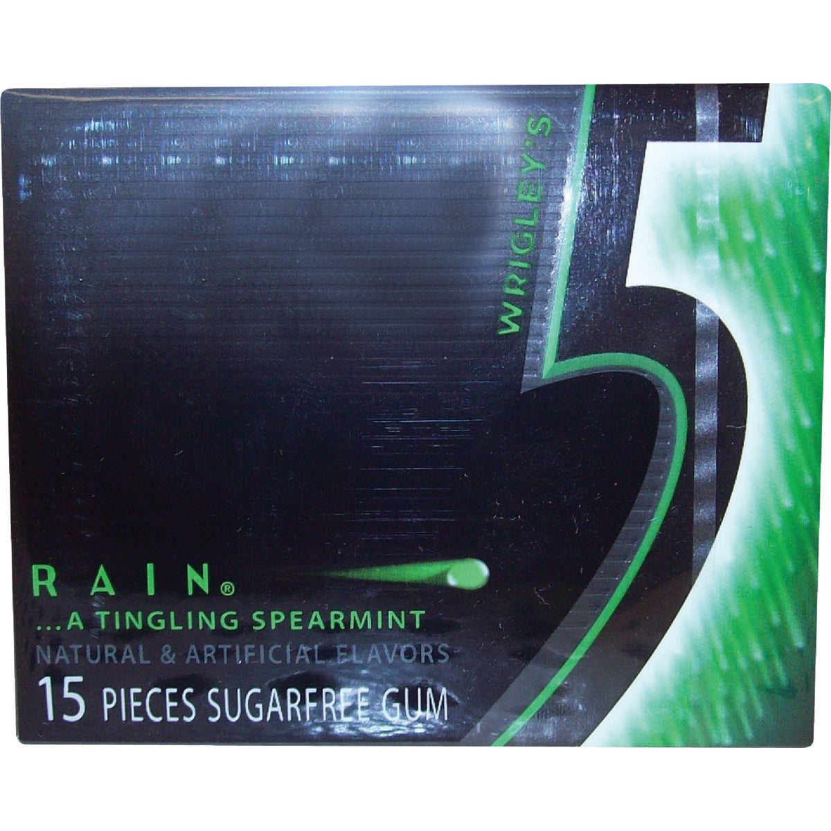 5 Rain Spearmint Gum (15-Piece)