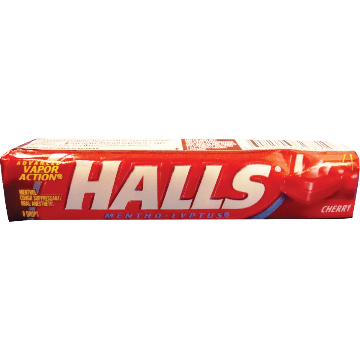 Halls Cherry Cough Drops (9-Piece)