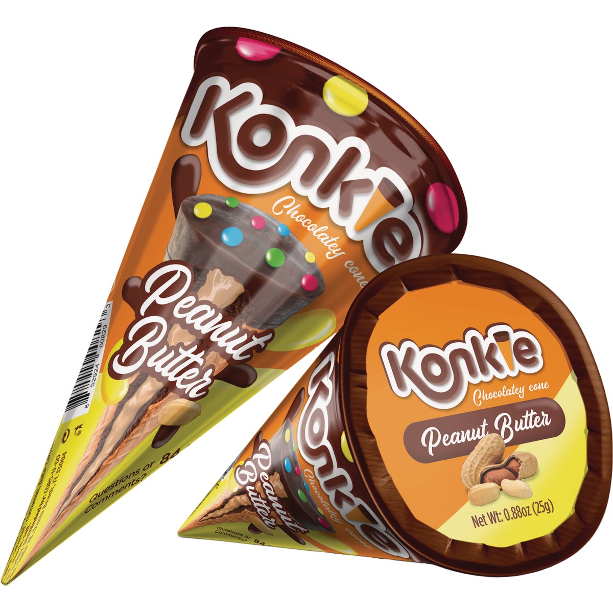 Konkie Chocolate Peanut Butter Wafer Cone