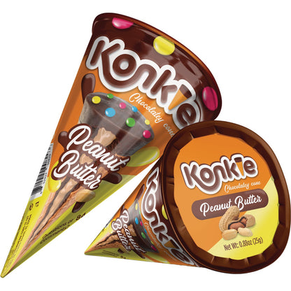 Konkie Chocolate Peanut Butter Wafer Cone