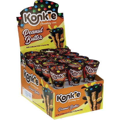 Konkie Chocolate Peanut Butter Wafer Cone