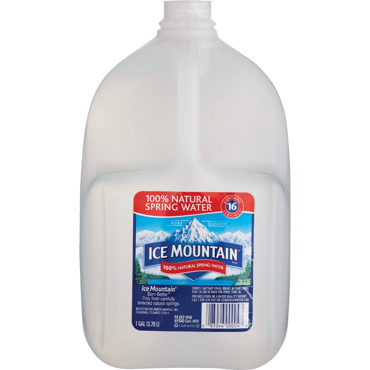 Ice Mountain 1 Gal. Spring Water