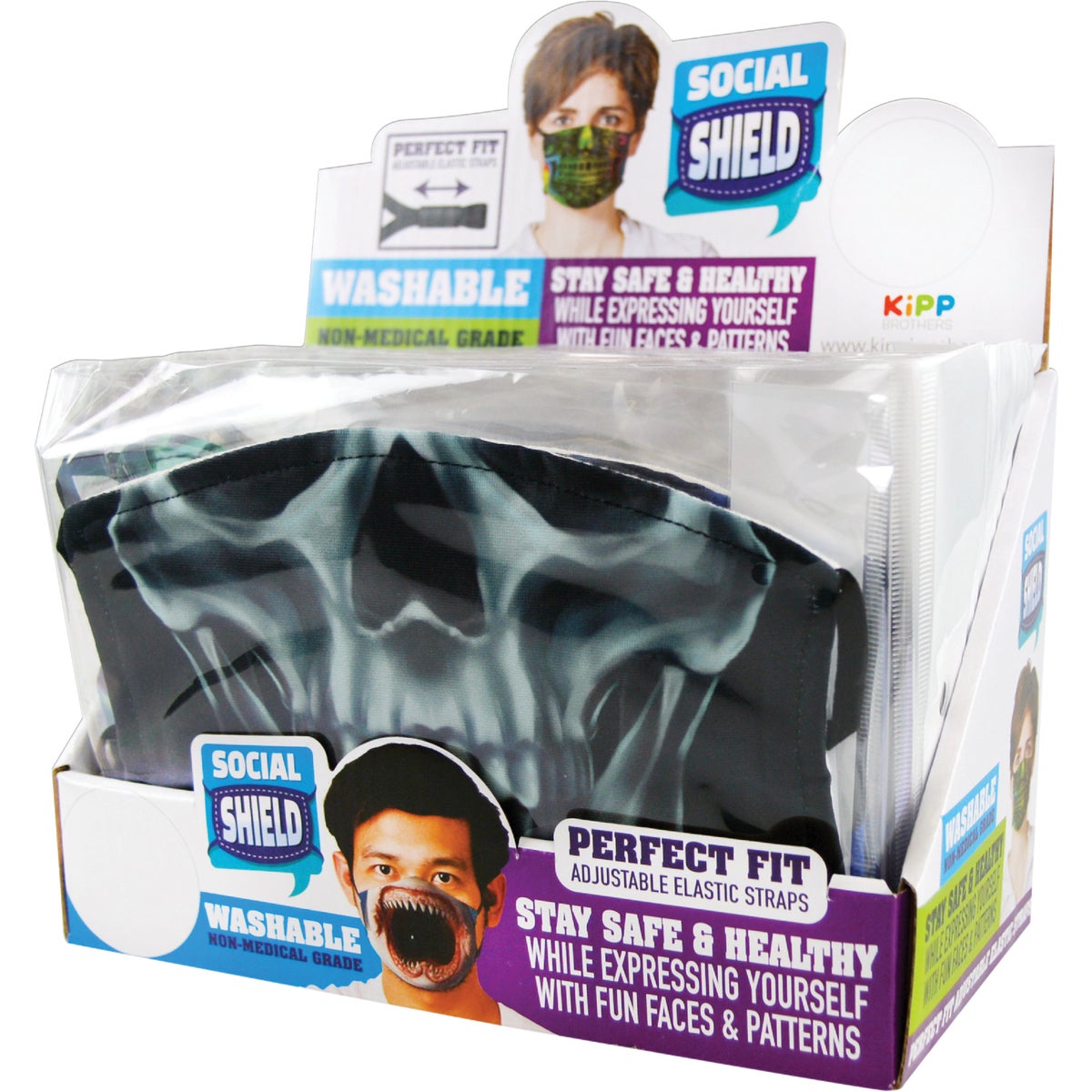 Novelty Shield-N-Play Washable Polyester Adult Mask