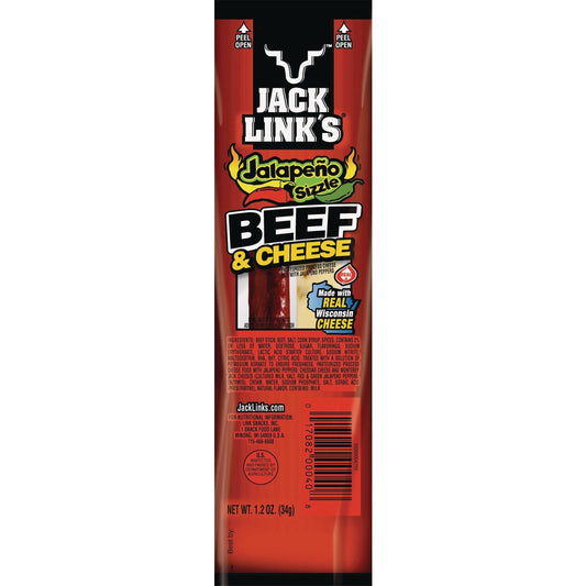 Jack Links 1.2 Oz. Jalapeno & Teriyaki Meat & Cheese Snack