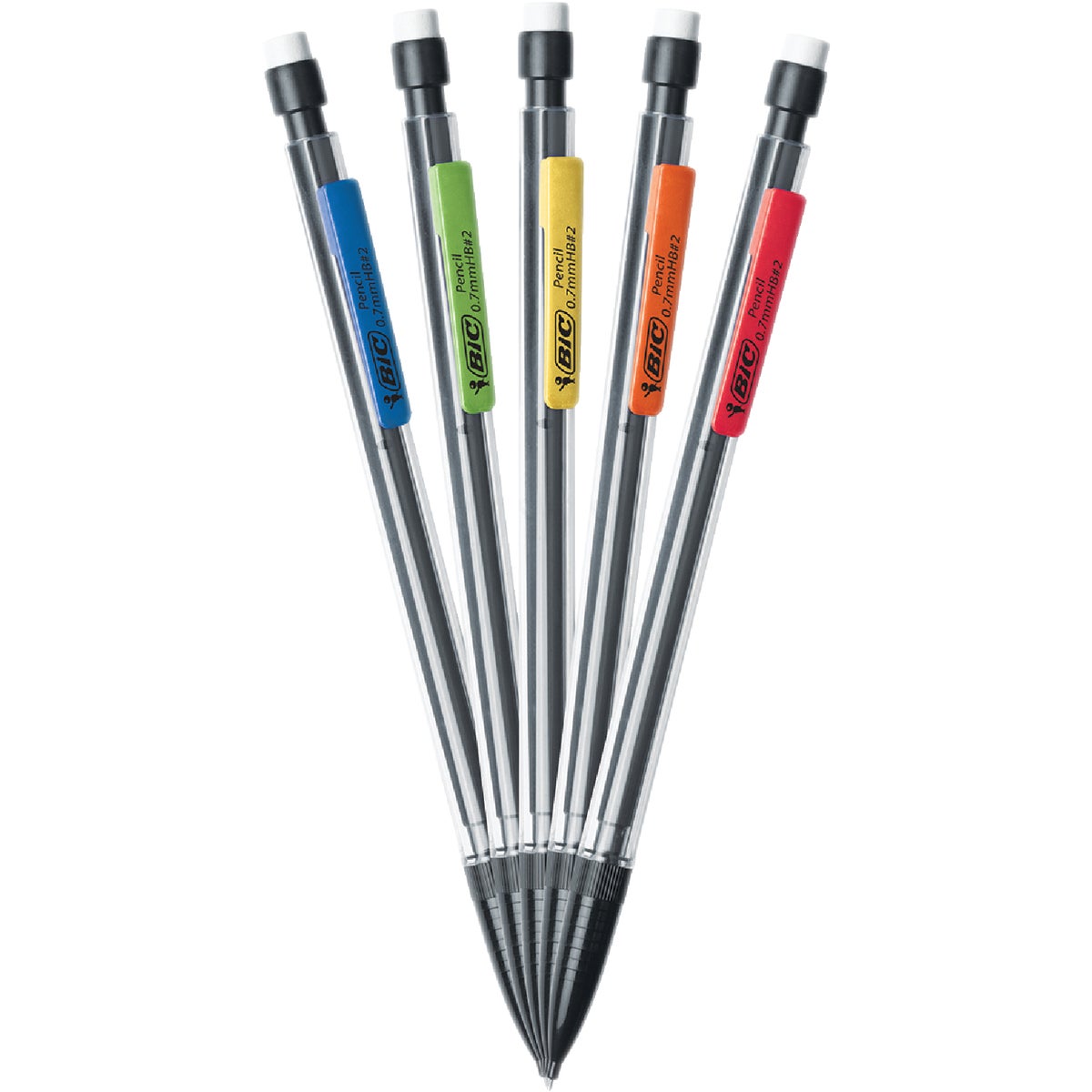 Bic 0.7 mm Refillable Mechanical Pencil (5-Pack)