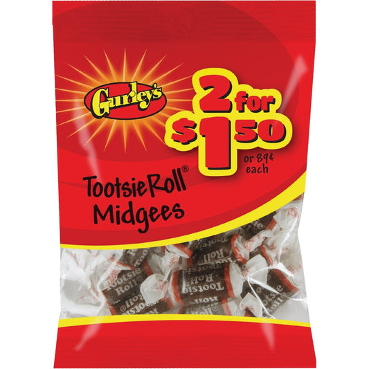 Gurley's 1.75 Oz. Tootsie Roll Midgees