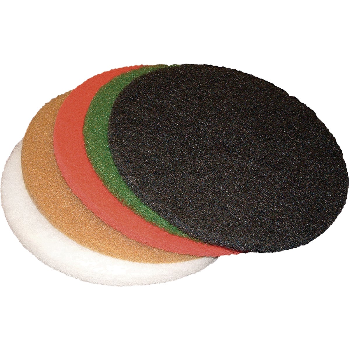 Virginia Abrasives 17 In. Black Stripping Pad