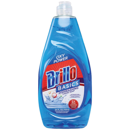 Brillo Basics 24 Oz. Liquid Unscented Oxy Power Dish Soap