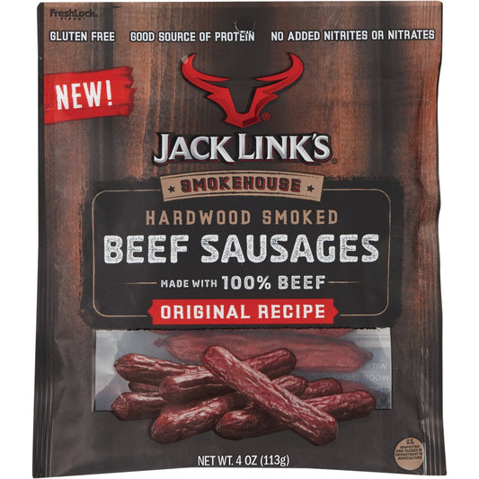 Jack Link's 4 Oz. Original Smoked Beef Sausage