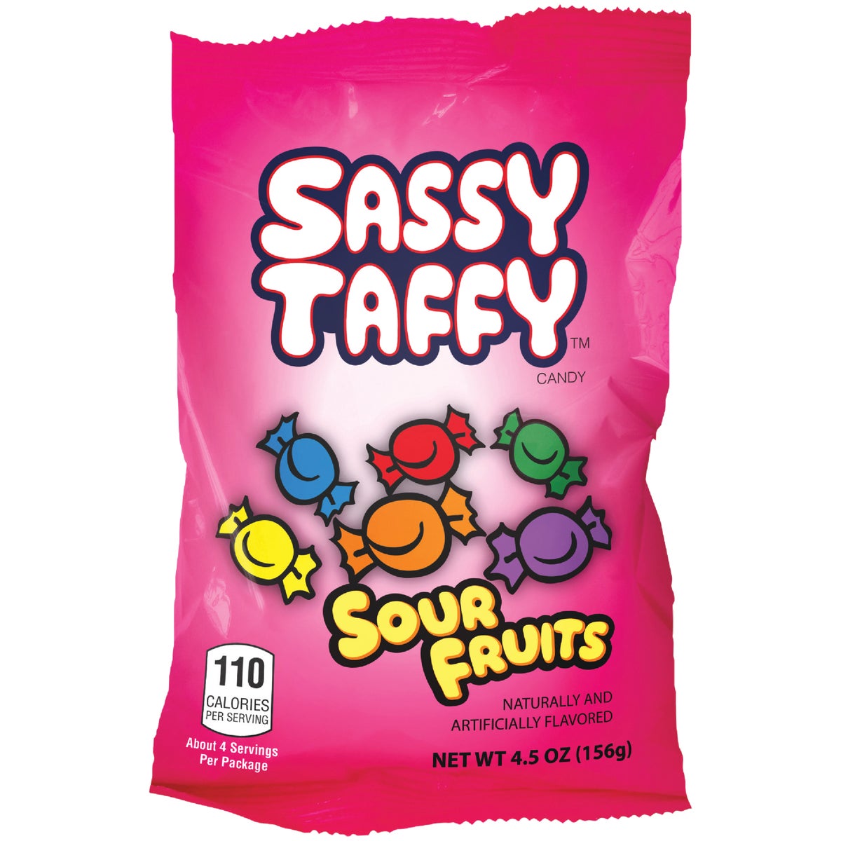 Taffy Town Sassy Sour 4.5 Oz. Taffy