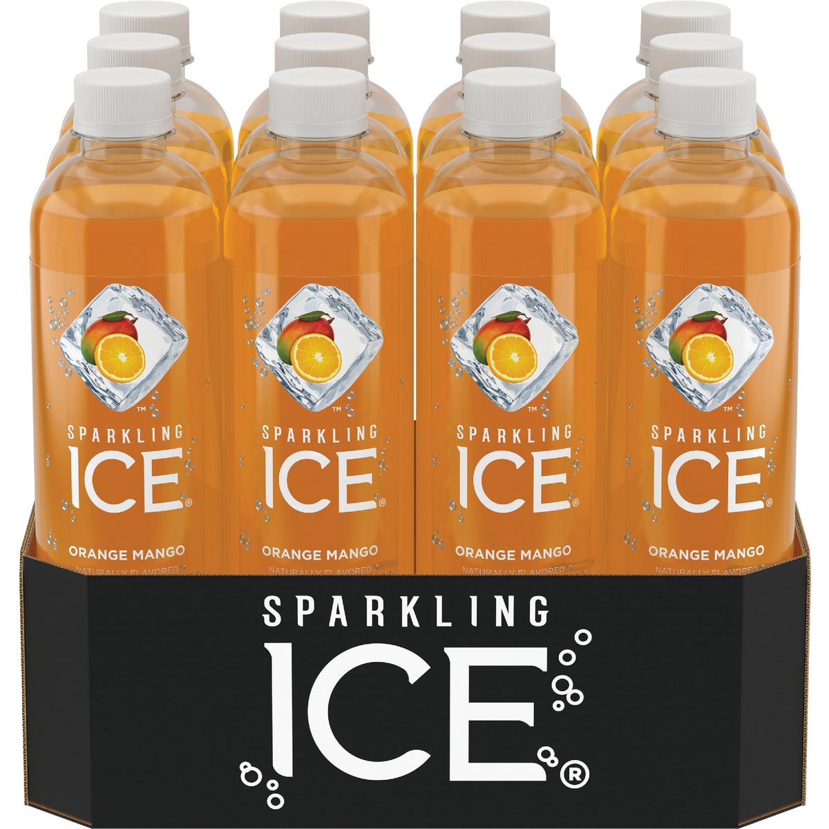 Talking Rain Sparkling Ice 17 Oz. Water, Orange Mango