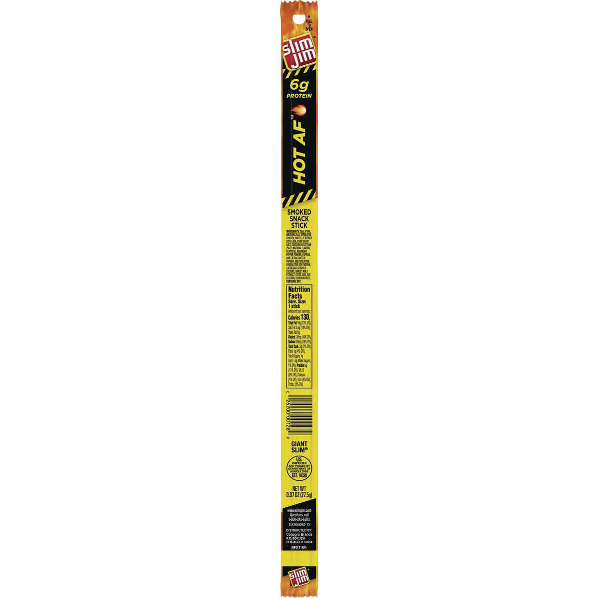 Slim Jim Hot Flavor 1.94 Oz. Beef Stick