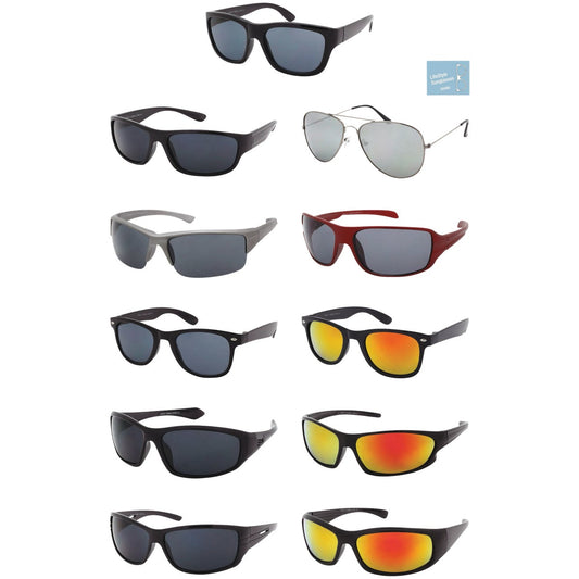 Shark Eyes Assorted Sport & Lifestyle Sunglasses