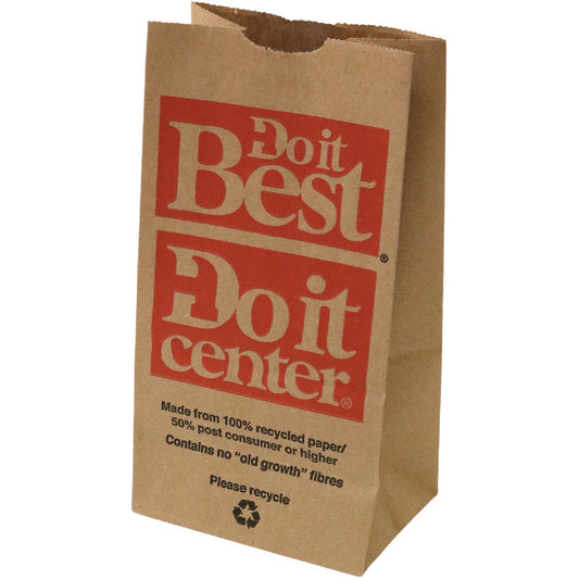 Do it Best/Do it Center 3 Lb. Capacity Bulwark Paper Shopping Bag (250-Pack)