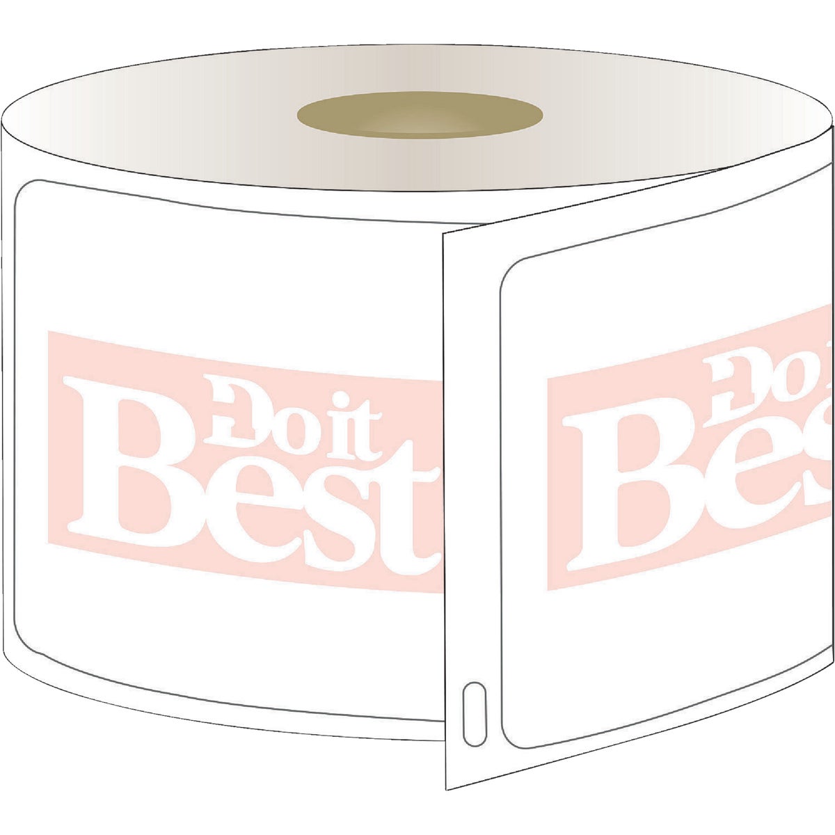 Do it Best 2.12 In. x 2.75 In. Dymo Paint Label