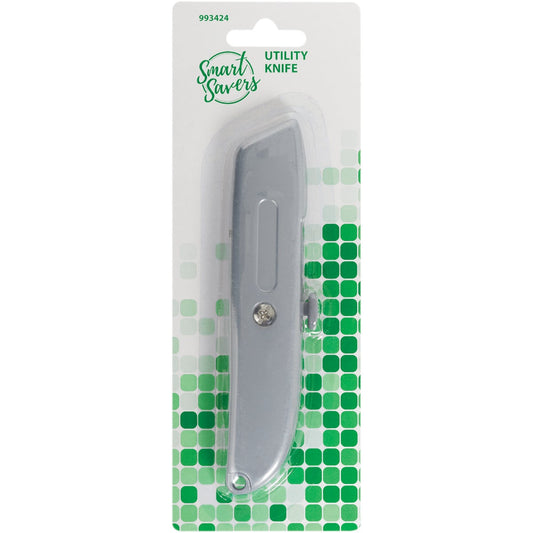 Smart Savers Retractable Straight Utility Knife