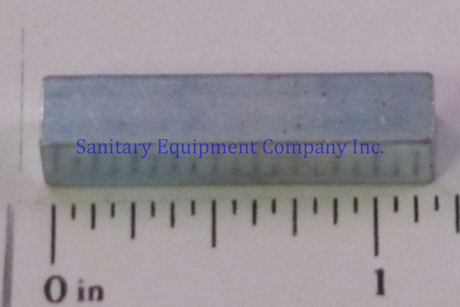 IILLUSTRATIVE IMAGE OF KEY  1/4" X 1-3/16" ZINC
